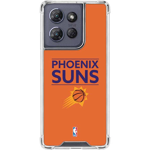 NBA Phoenix Suns Standard - Orange Moto G Power 5G (2025) Clear Case